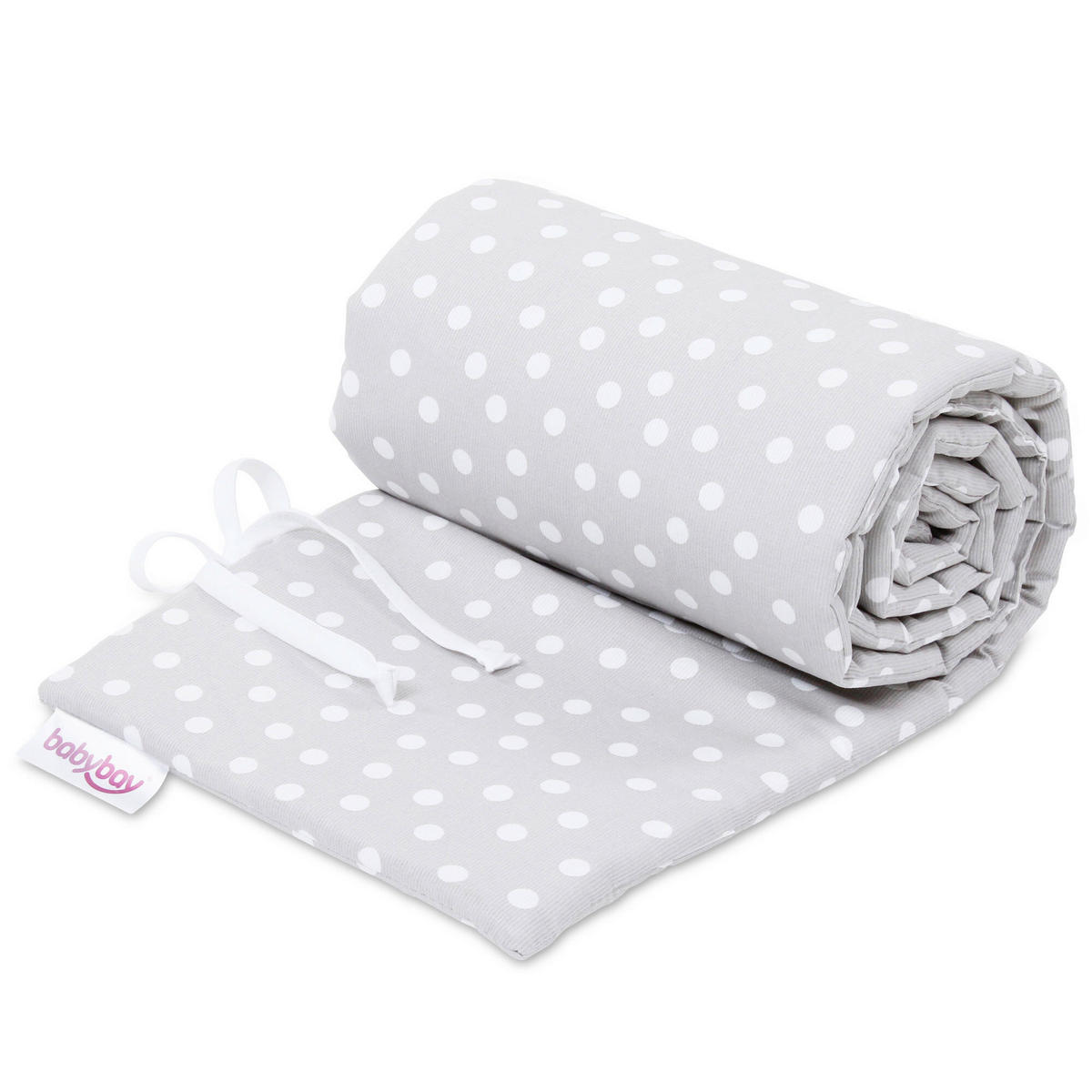 Nestchen Pique Babybay Original    - Weiß/Grau, Basics, Textil (149/24/2cm) - Babybay