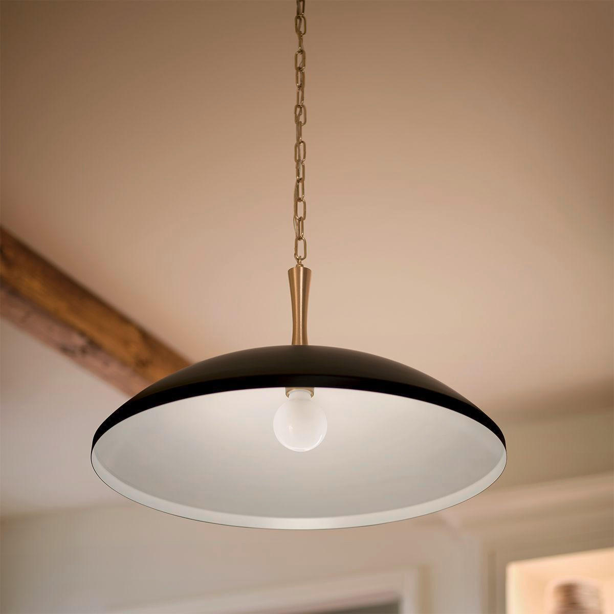 HÄNGELEUCHTE  - Champagner/Schwarz, KONVENTIONELL, Metall (225,9/33/50,8cm) - Elstead Lighting