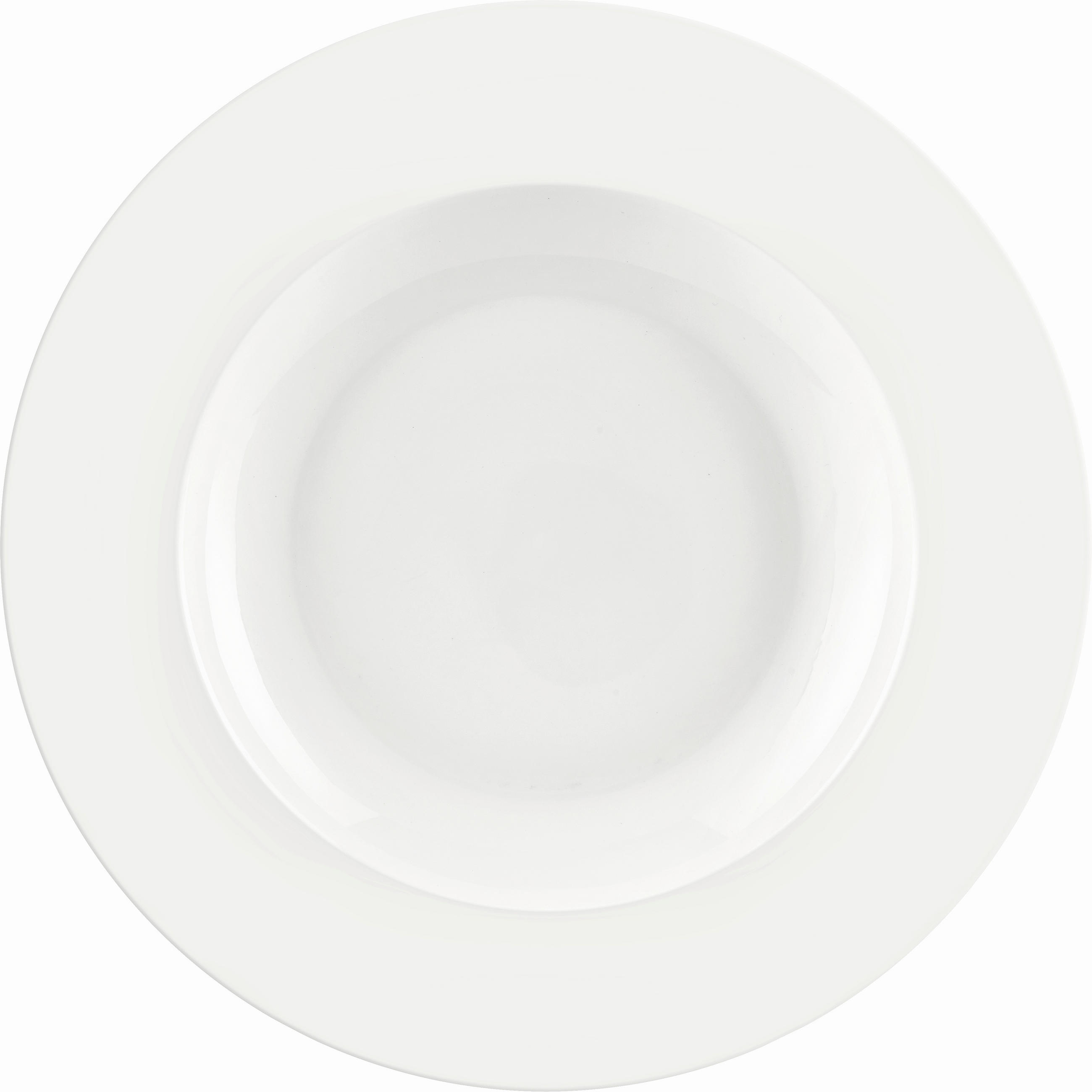 FARFURIE ADÂNCĂ 22,5 cm  - alb, Basics, ceramică (22,5cm) - Novel