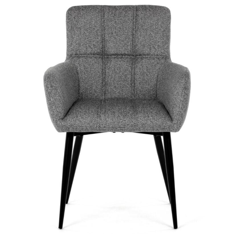 ŽIDLE, šedá, světle šedá - šedá/černá, Moderní, kov/textil (60/86/62cm) - Carryhome