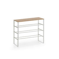 SKOHYLLA 66/61/25 cm  - grå/ek Artisan, Design, metall/trämaterial (66/61/25cm) - MID.YOU