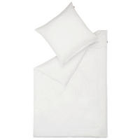 WENDEBETTWÄSCHE SW-PURE Satin 155/220 cm  - Weiß, Basics, Textil (155/220cm) - Schöner Wohnen