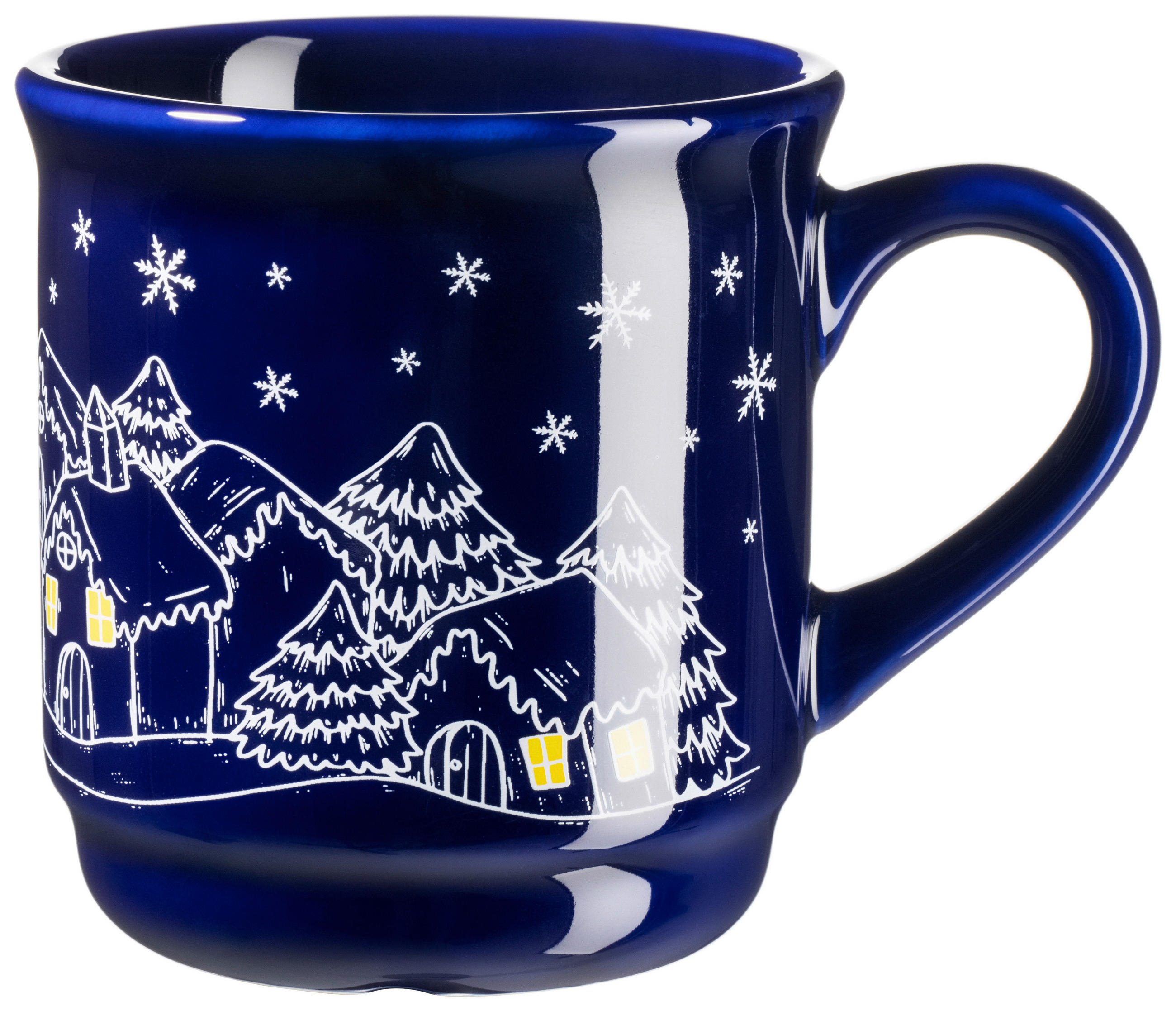 BECHERSET  12-teilig  - Blau, Trend, Keramik (200ml) - Mäser