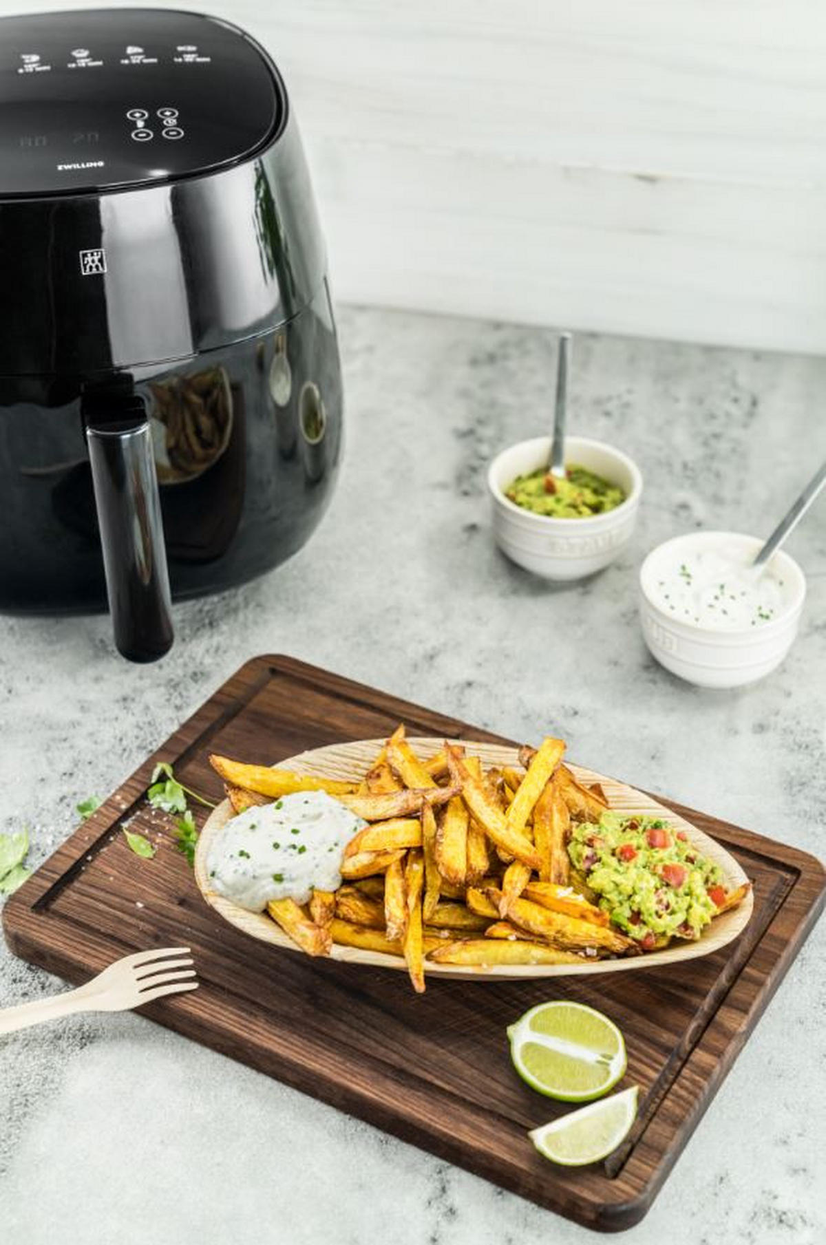 HEIßLUFTFRITTEUSE ZWILLING ENFINIGY 4 L  - Schwarz, Basics, Kunststoff - Zwilling