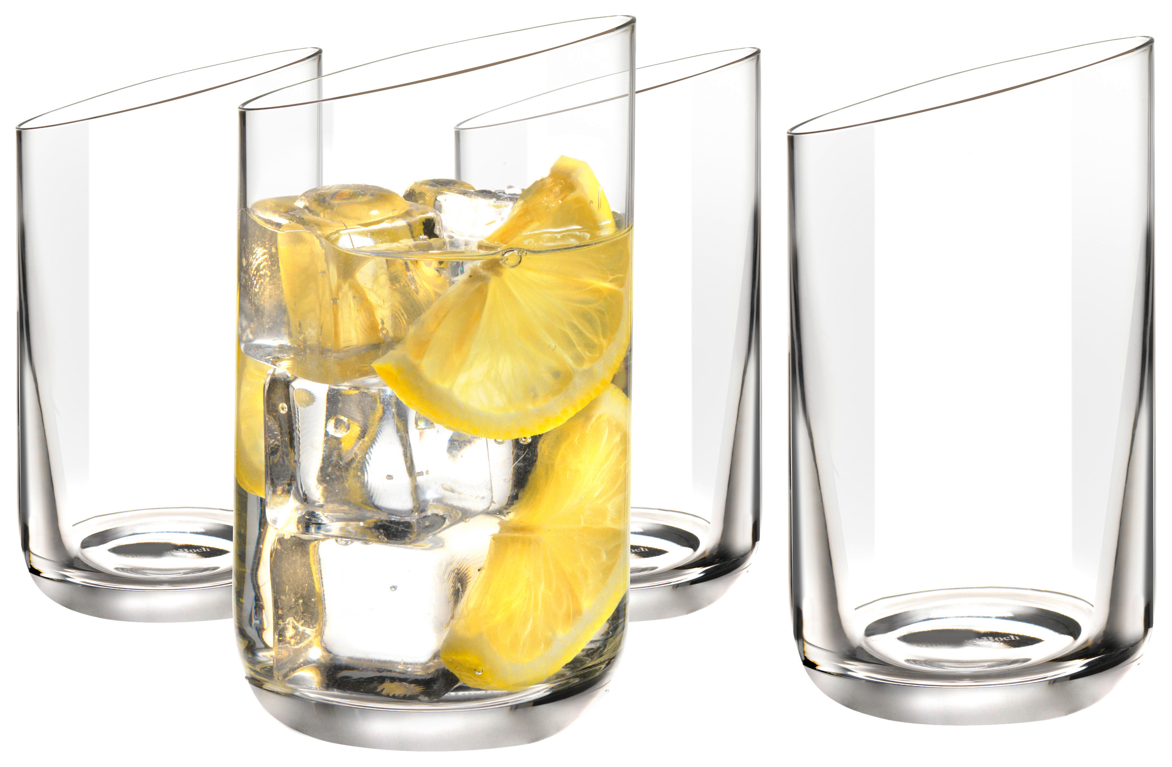 GLÄSERSET New Moon  4-teilig  - Transparent, Design, Glas (200ml) - Villeroy & Boch