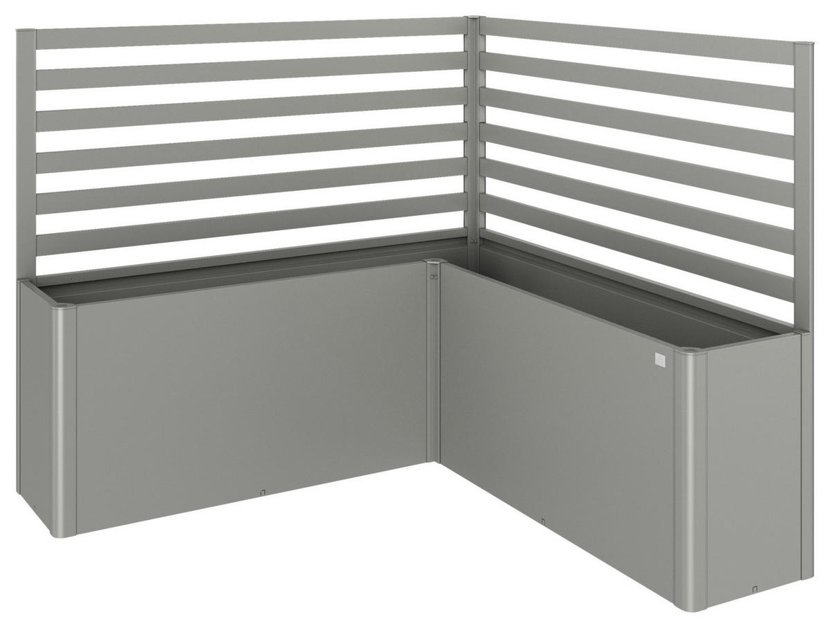 RANKGITTER ohne Pflanzbeet  - Grau, Basics, Metall (201/91/201cm) - Biohort