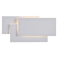NÁSTĚNNÉ SVÍTIDLO, 5,5/12,5/26 cm  - bílá, Trend, kov (5,5/12,5/26cm)