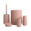 BAD-ACCESSOIRE-SET Kunststoff  - Rosa, Design, Kunststoff - Novel