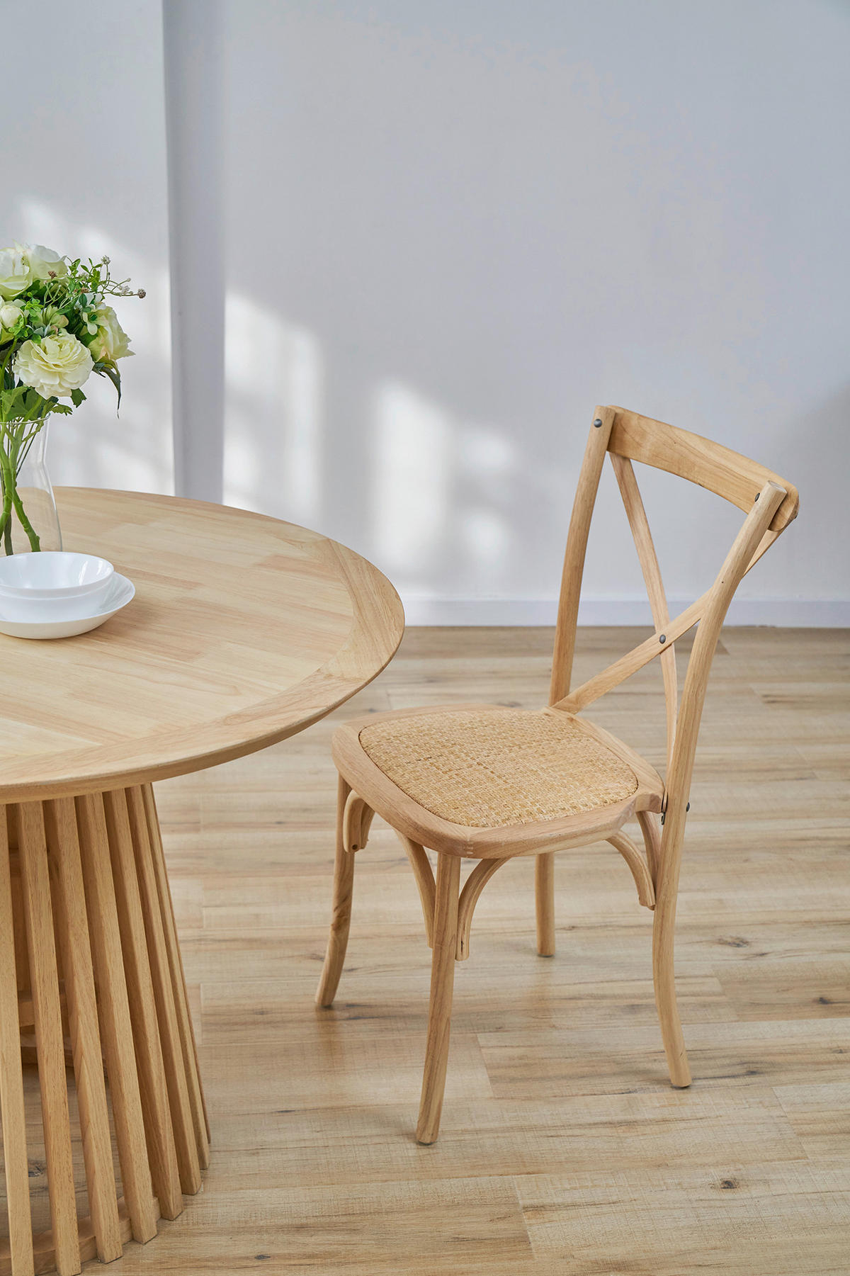 ARMLEHNSTUHL-SET 2 Stück  in  - Naturfarben, MODERN, Holz (48/89/52cm) - MID.YOU