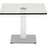 BEISTELLTISCH in Metall, Glas 60/60/44,5 cm - Silberfarben, KONVENTIONELL, Glas/Metall (60/60/44,5cm) BEISTELLTISCH in Metall, Glas 60/60/44,5 cm - Silberfarben, KONVENTIONELL, Glas/Metall (60/60/44,5cm)