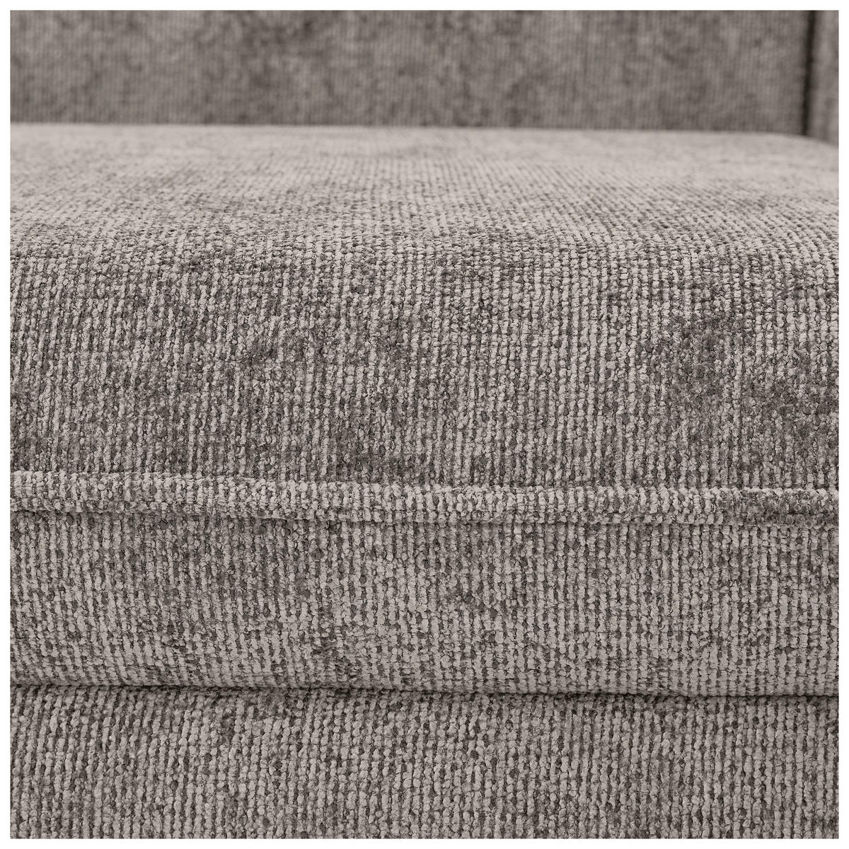 SCHLAFSOFA in Chenille Greige  - Greige/Schwarz, Konventionell, Holz/Textil (238/99/108cm) - MID.YOU