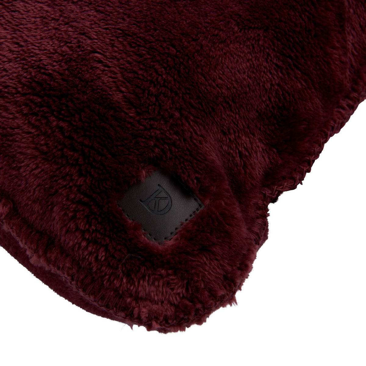 POTAH NA POLŠTÁŘ  48/48 cm - bordeaux, textil (48/48cm) - Dieter Knoll