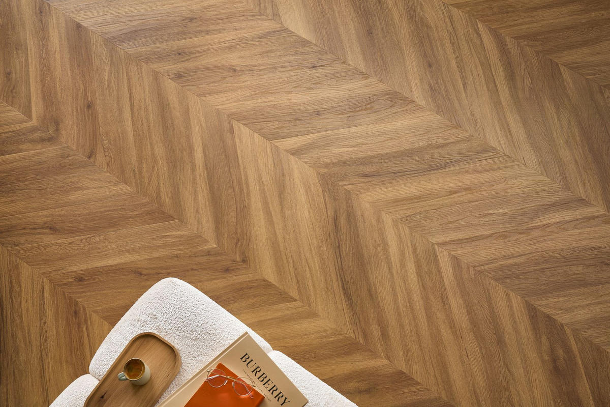 VINYLBODEN Chevron Jersey  per  m² - Design, Kunststoff (60/12/0,45cm) - Venda