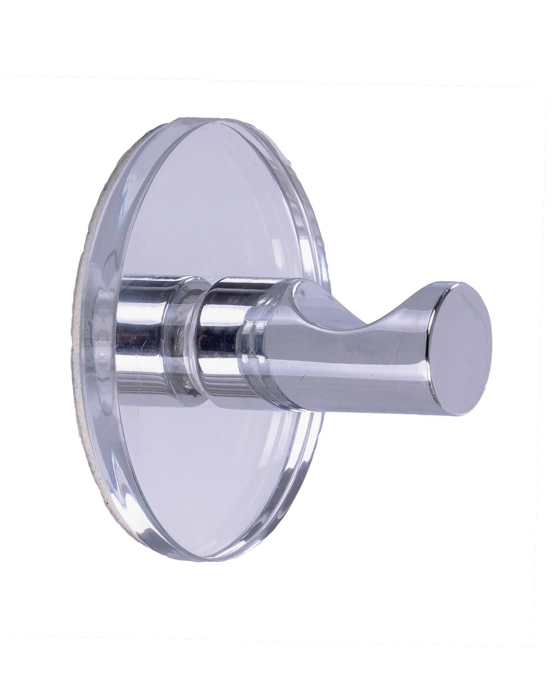 HÁČIK, priehľadné - priehľadné, Basics, plast (5/5/3,6cm) - Sadena