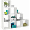 ELEMENT REGALA bijela  drvni materijal  - bijela, Design, drvni materijal (149/149/35cm)