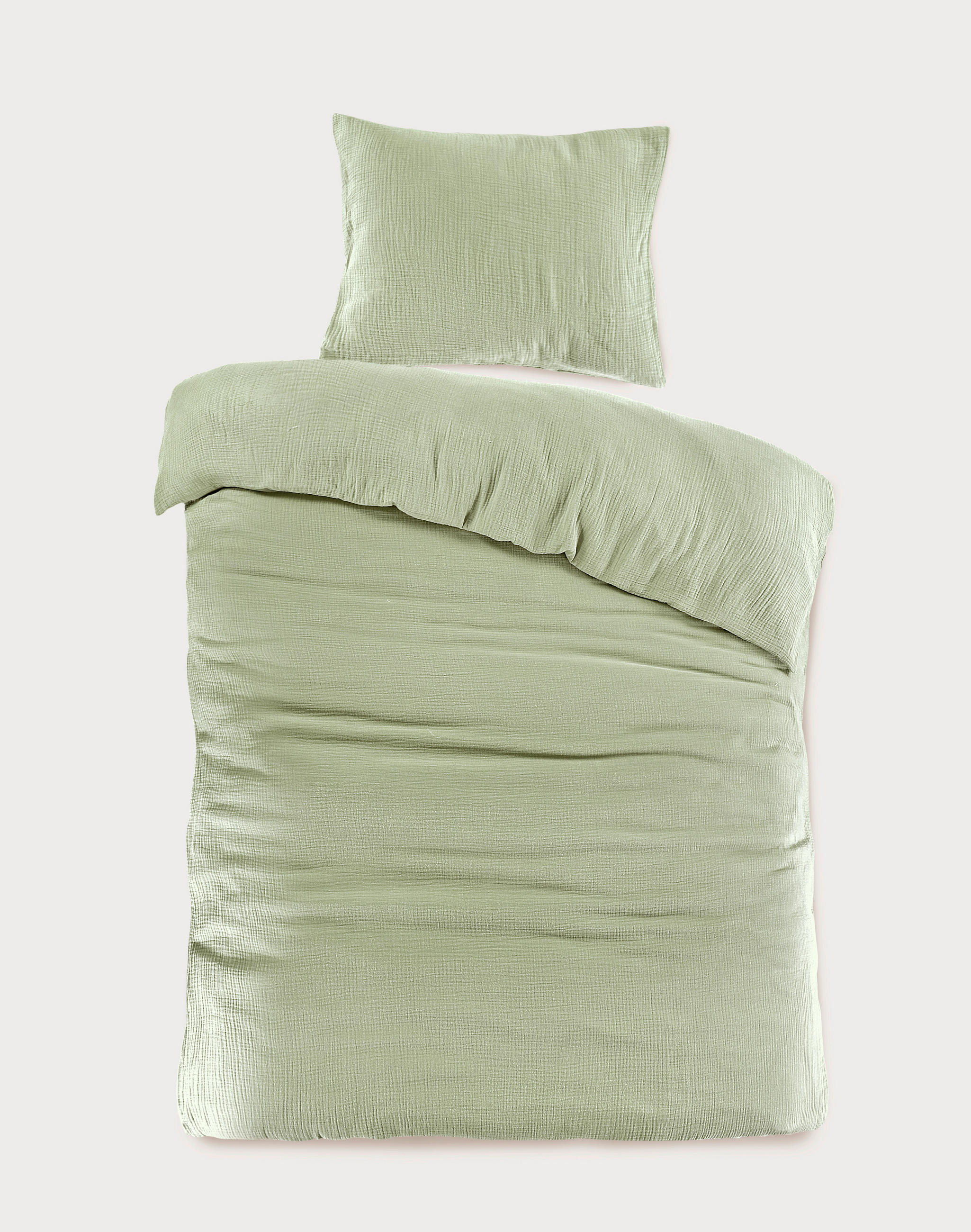 BETTWÄSCHESET Musselin 160/210 cm  50 cm/70 cm  - Basics, Textil (160/210cm) - Esposa