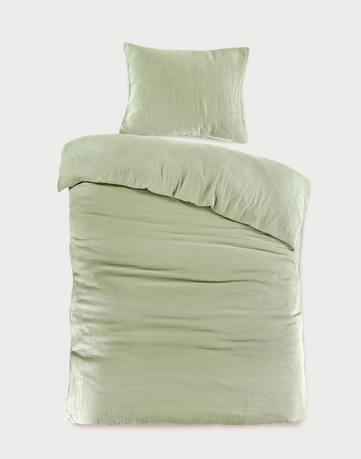 BETTWÄSCHESET Musselin 160/210 cm  50 cm/70 cm  - Basics, Textil (160/210cm) - Esposa