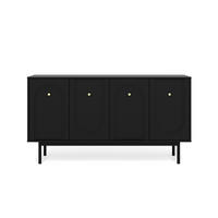 SIDEBOARD Majuro  in 154/82/39 cm  - Kaschmir/Goldfarben, LIFESTYLE, Holzwerkstoff/Metall (154/82/39cm) - MID.YOU