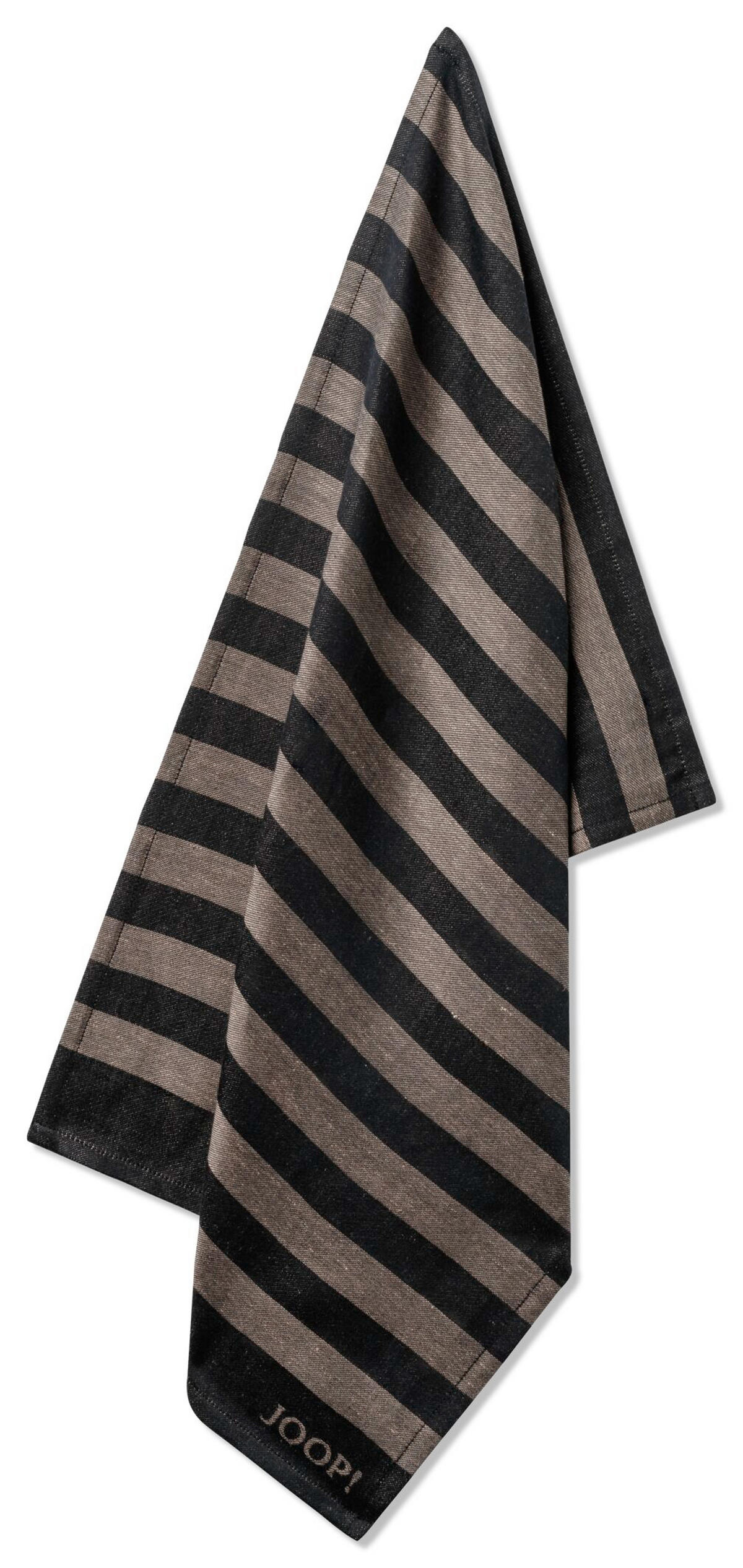 GESCHIRRTUCH Schwarz  - Schwarz, Basics, Textil (50/70cm) - Joop!