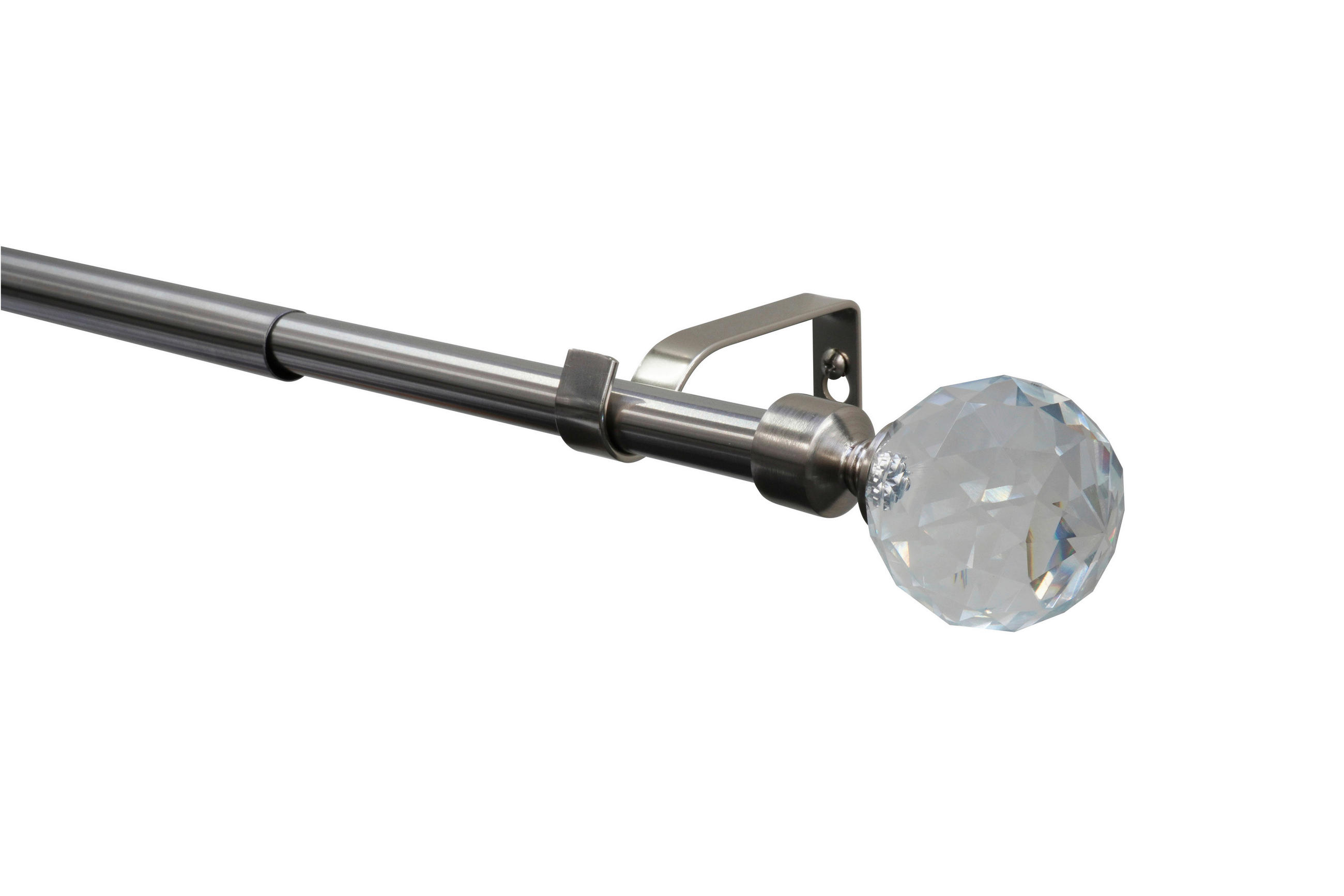 KARNIŠA VODILICA boja nerđajućeg čelika, metal - boja nerđajućeg čelika, Osnovno, metal (5/128/5cm) - Gardinia