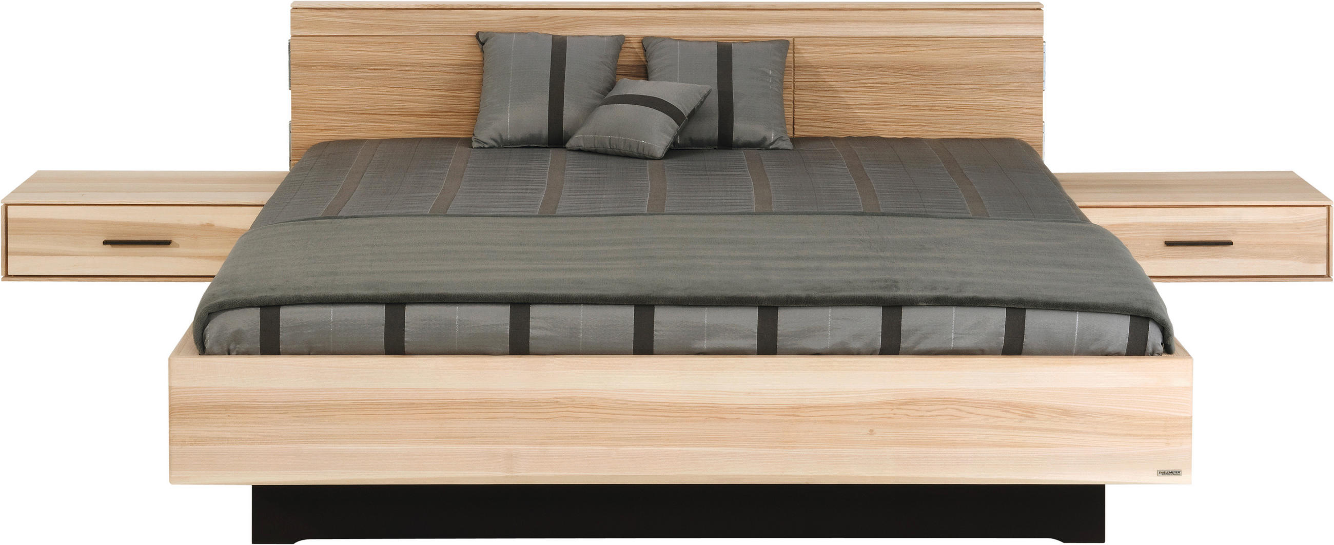 BETTANLAGE 180/200 cm  in Eschefarben   - Eschefarben, Design, Holz (180/200cm) - Valdera