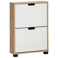 SCHUHKIPPER  in 59,8/85,2/19,55 cm  - Schwarz/Eiche Artisan, Design, Holzwerkstoff/Kunststoff (59,8/85,2/19,55cm) - MID.YOU