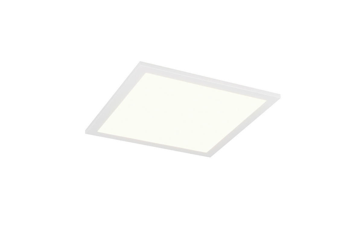 LED-DECKENLEUCHTE 29.5/6/29.5 cm   - Weiß, Basics, Metall (29.5/6/29.5cm)