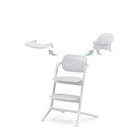 HOCHSTUHL Lemo 3 in 1 Set Weiß All White  - Weiß, Basics, Holz/Kunststoff (56/54,5/81,5cm) - cybex GOLD