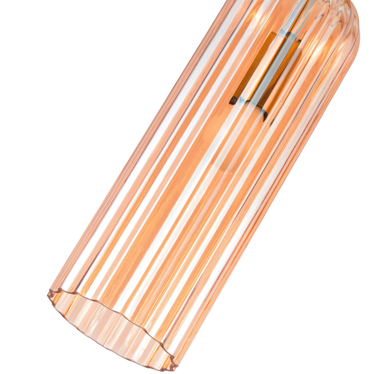 HÄNGELEUCHTE 55/3/150 cm    - Goldfarben/Bernsteinfarben, Basics, Glas (55/3/150cm)