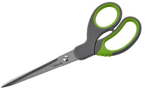 NOŽNICE - sivá/zelená, Basics, kov/plast (22cm) - Homeware Profession.