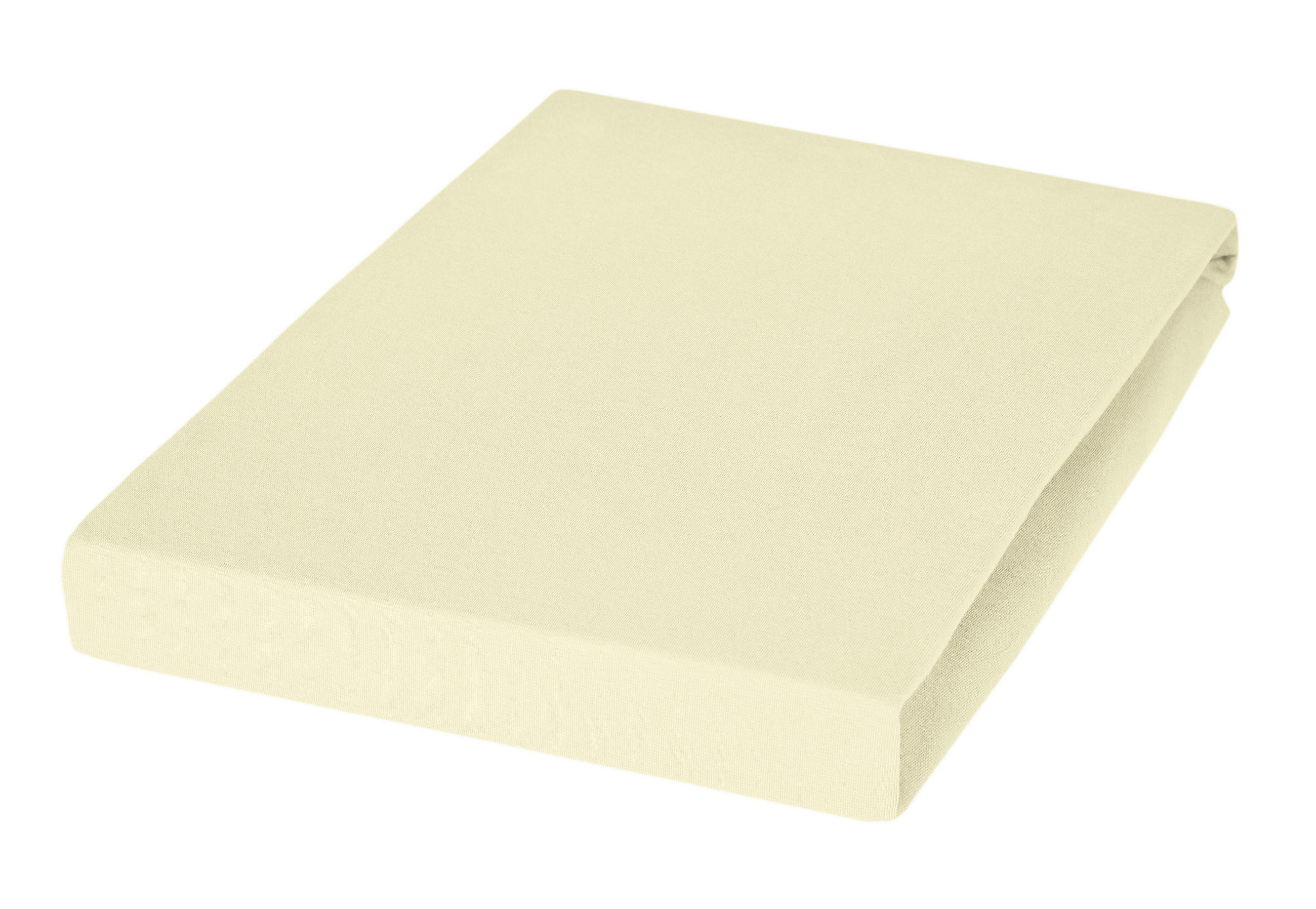 SPANNBETTTUCH Jersey 200/200 cm  - Champagner, Basics, Textil (200/200cm) - Janine