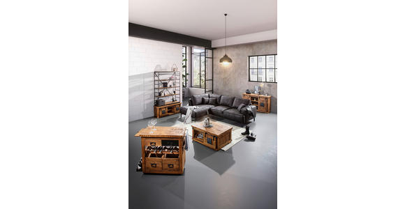 BARWAGEN BARNEY - Schwarz/Naturfarben, KONVENTIONELL, Holz/Holzwerkstoff (97/43/85cm) - Landscape