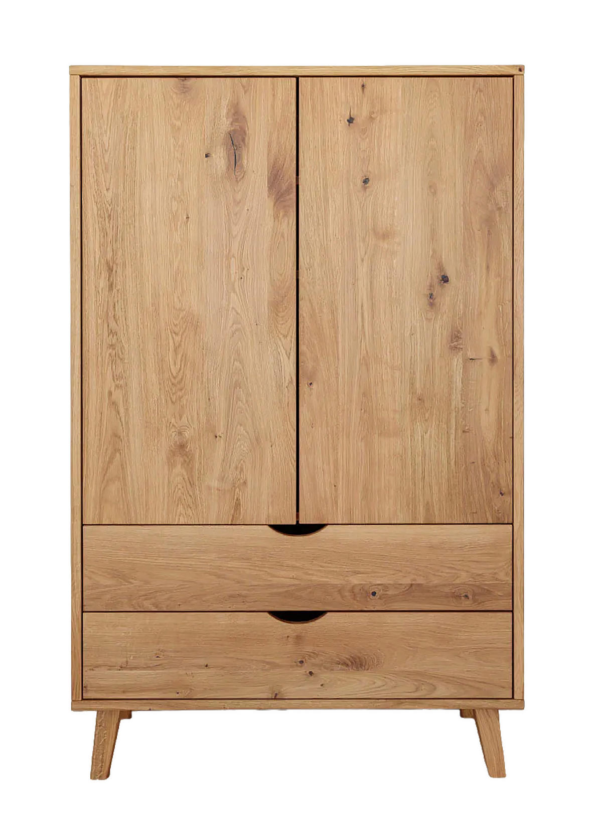 ŠATNÍ SKŘÍŇ S OTOČNÝMI DVEŘMI, dub, barvy dubu, 110/180/60 cm - barvy dubu, Moderní, dřevo (110/180/60cm) - Livetastic