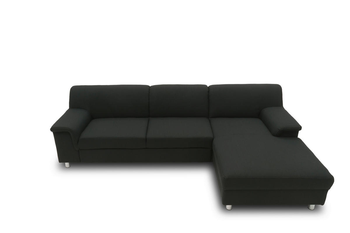 Freisteller von MID.YOU ECKSOFA Schwarz Webstoff.