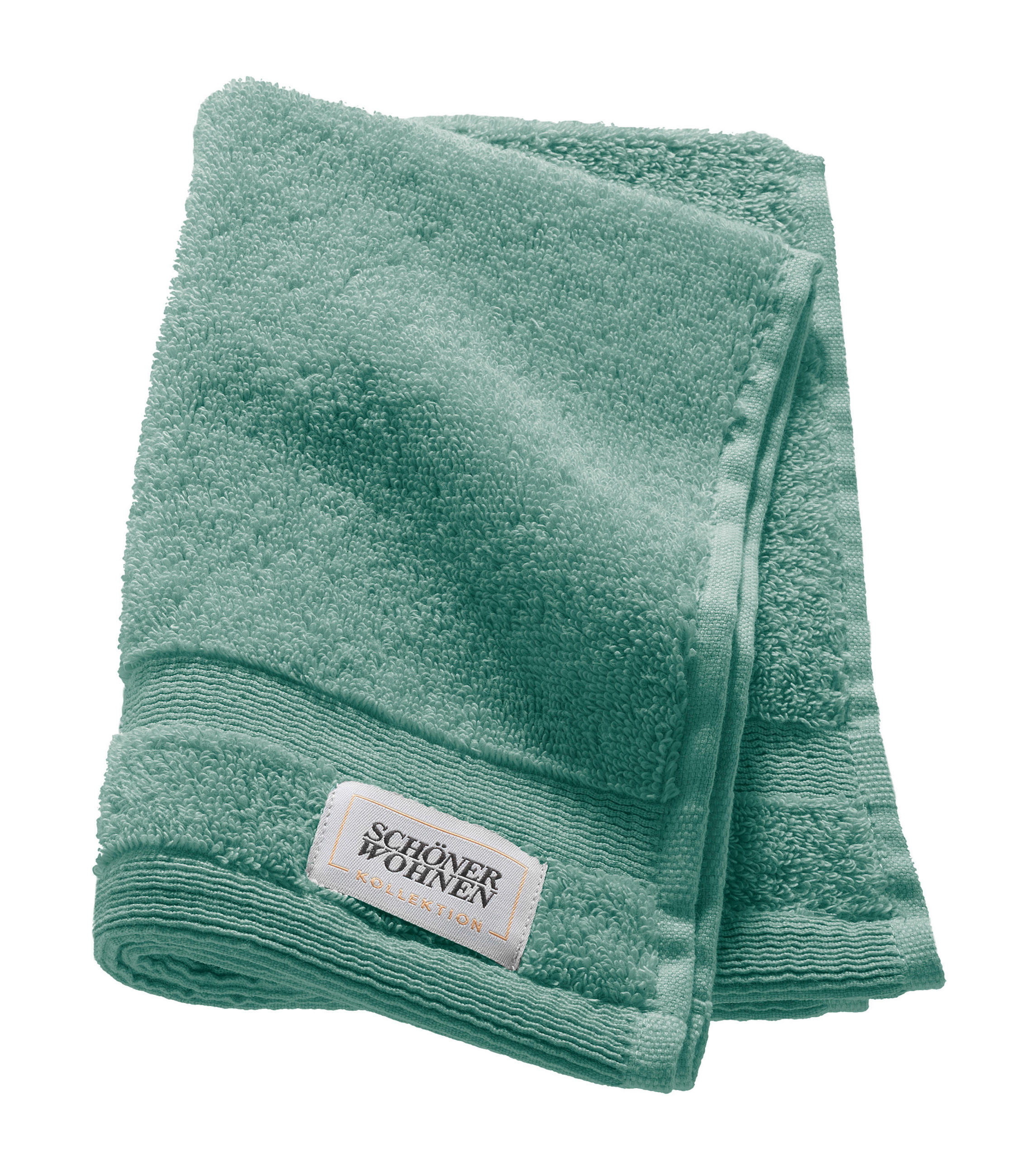 GÄSTETUCH SW-Cuddly Grün, Mintgrün, Pastellgrün, Salbeigrün  - Salbeigrün/Pastellgrün, Basics, Textil (30/50cm) - Schöner Wohnen