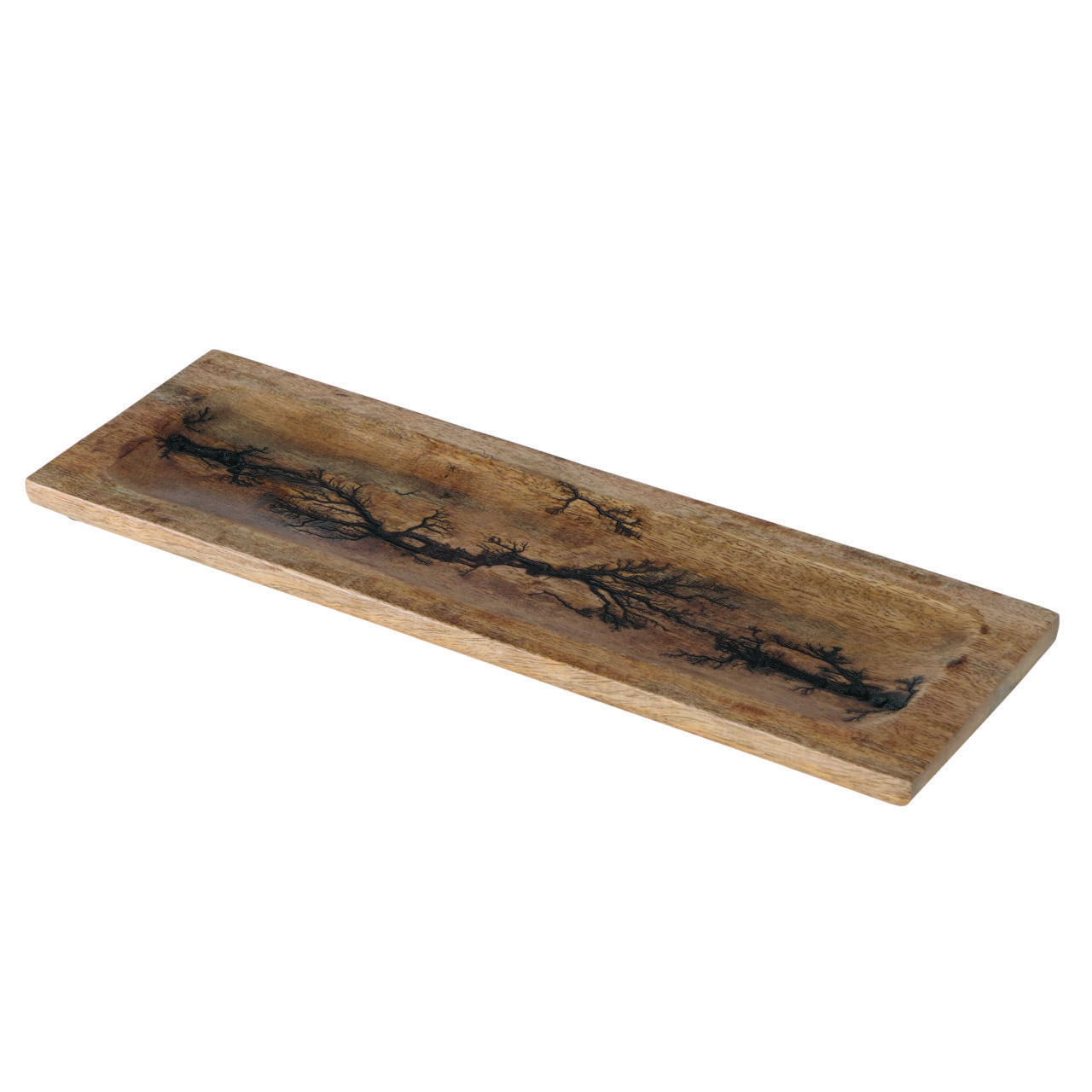 TABLETT Holz Mangoholz  - Braun, Basics, Holz (38/12/2cm)