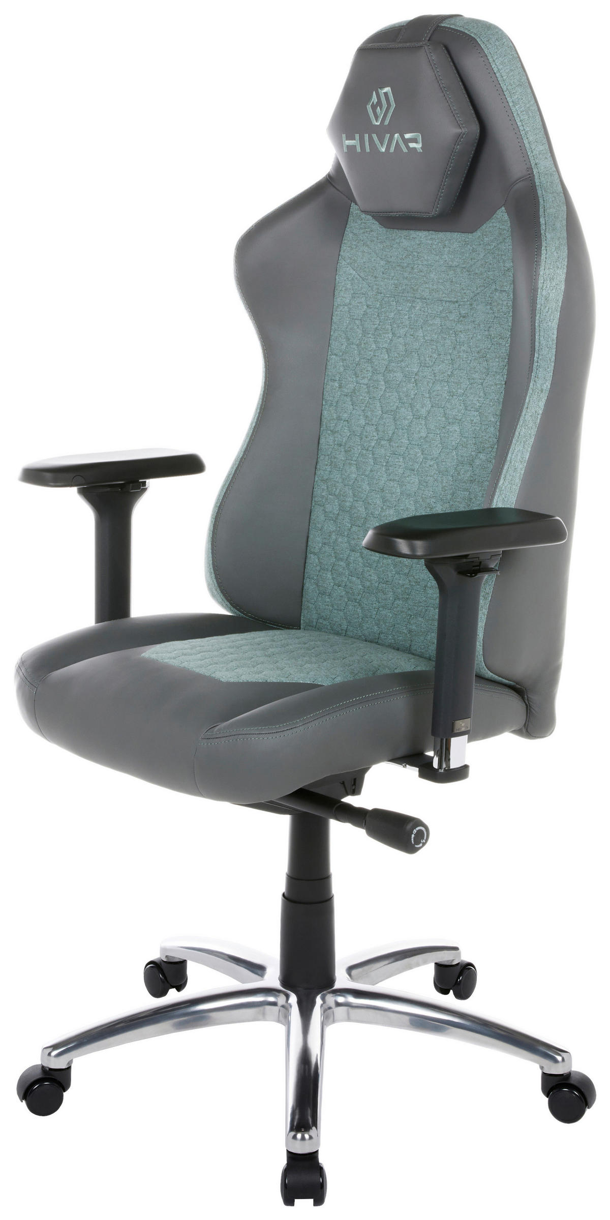 ORBICAL Aurora Silver Grau, Silberfarben, Türkis, Hellgrün Metall, Textil   - Türkis/Silberfarben, LIFESTYLE, Textil/Metall (79/42/77cm) - HIVAR