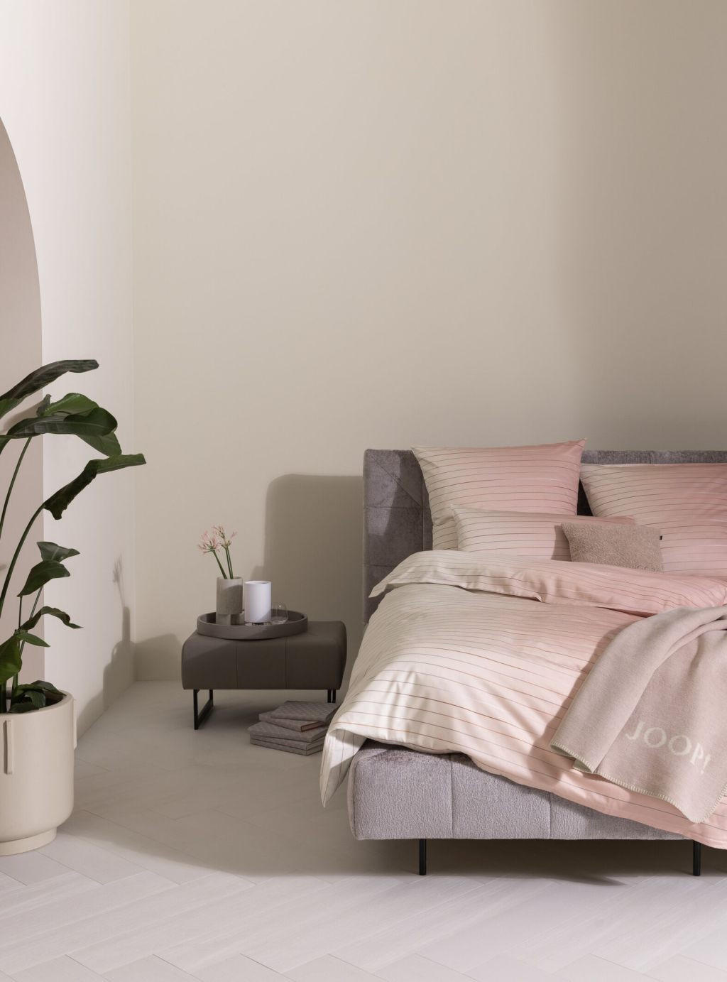 KISSENHÜLLE MOVE 80/80 cm  - Orange, Basics, Naturmaterialien/Textil (80/80cm) - Joop!