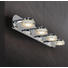 BADEZIMMER-WANDLEUCHTE - Chromfarben, Design, Kunststoff/Metall (60/8/13,5cm) - Celina