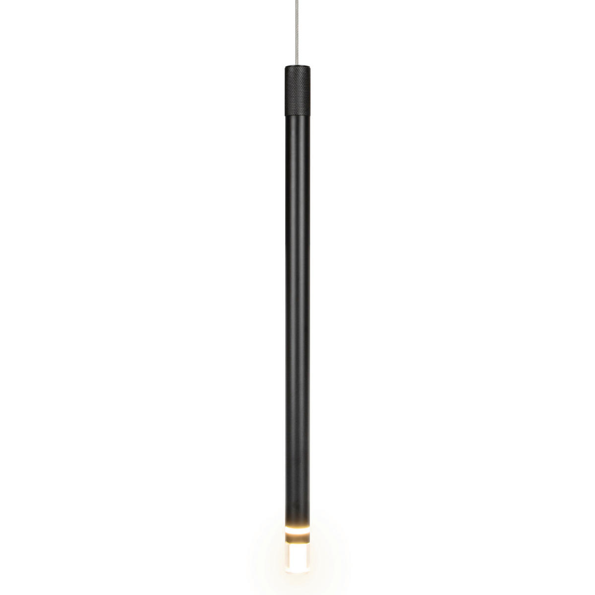 LED-PENDELLEUCHTE 85/8/150 cm  - Schwarz, Design, Kunststoff/Metall (85/8/150cm) - Osram