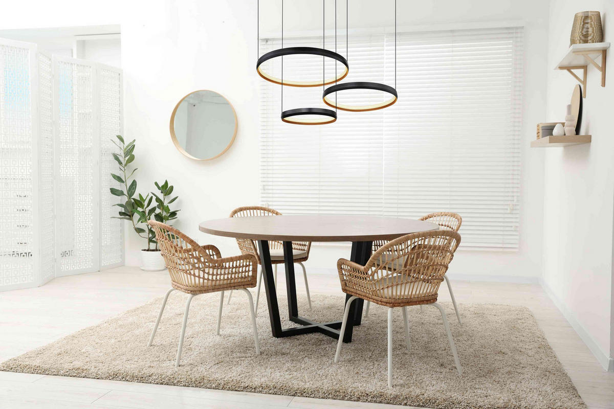 Lustră 76,7/50,3/150 cm  - auriu/opal, Design, plastic/metal (76,7/50,3/150cm) - Globo