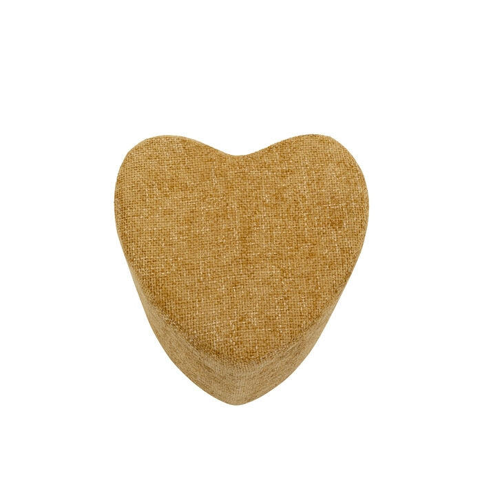 HOCKER in Holz, Textil Currygelb  - Currygelb, Design, Holz/Textil (34/36/36cm) - Kare-Design