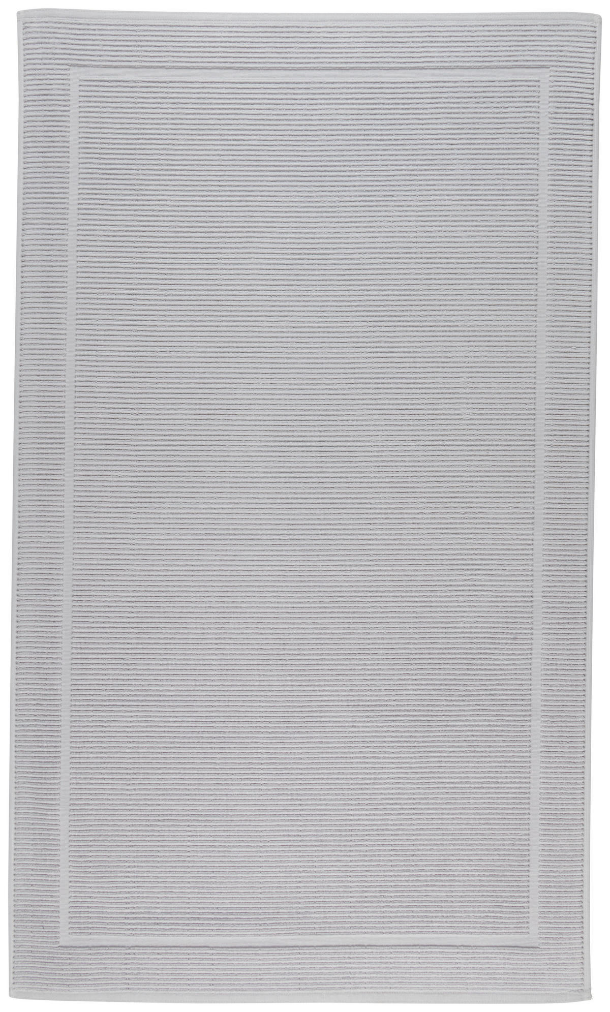 FÜRDŐSZOBASZŐNYEG  70/120 cm  ezüstszínű   - ezüstszínű, Basics, textil (70/120cm) - Bio:Vio