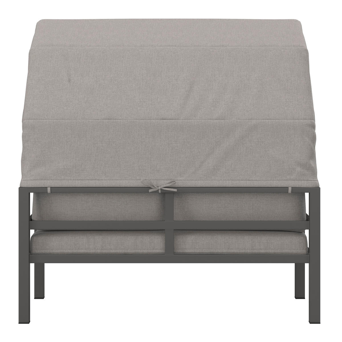 DINING-LOUNGESET  5-teilig  - Anthrazit/Grau, Modern, Glas/Textil - Ambia Garden