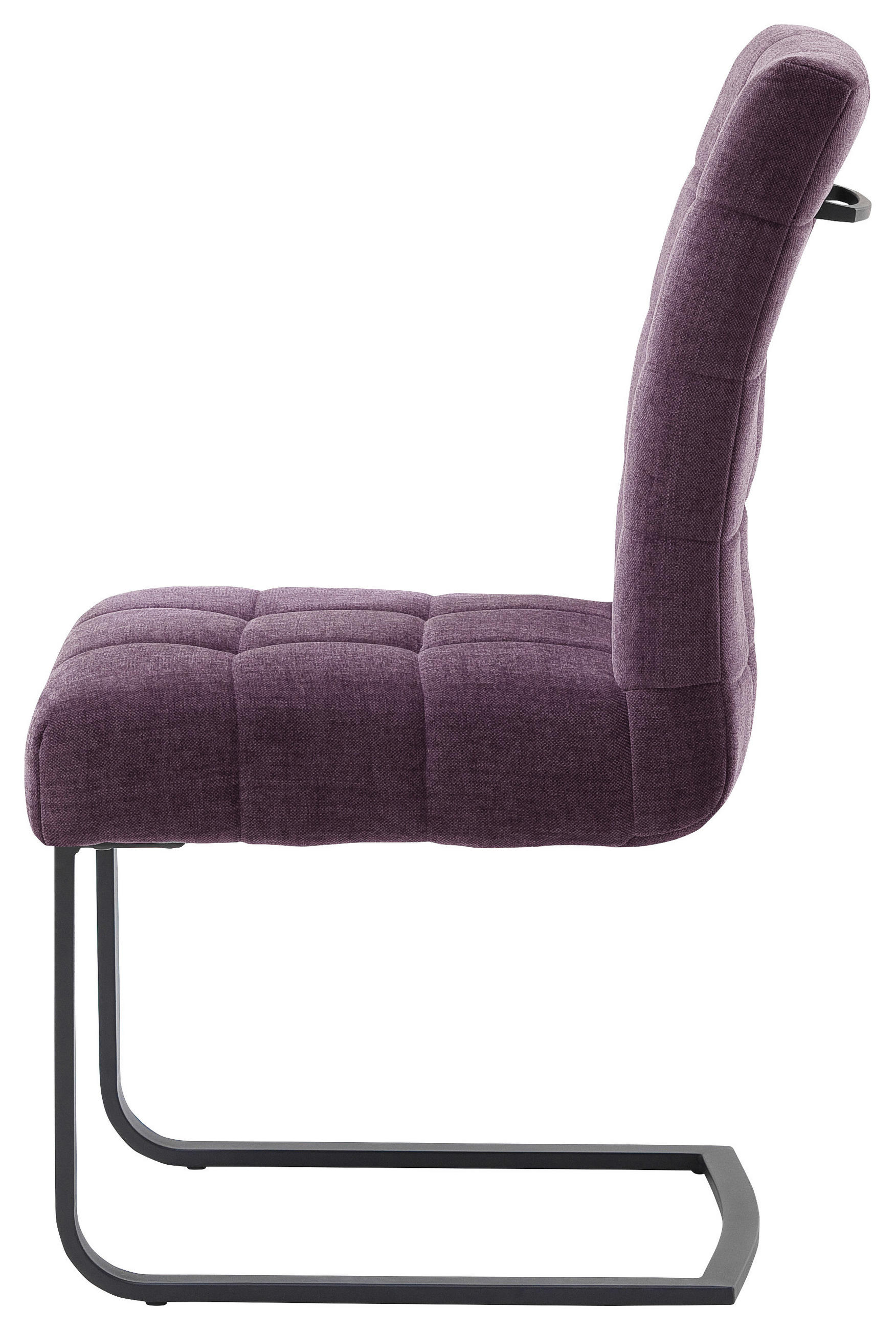 NIHAJNI STOL, kovina, tekstil  - črna, Design, kovina/tekstil (47/96/63cm) - Venda