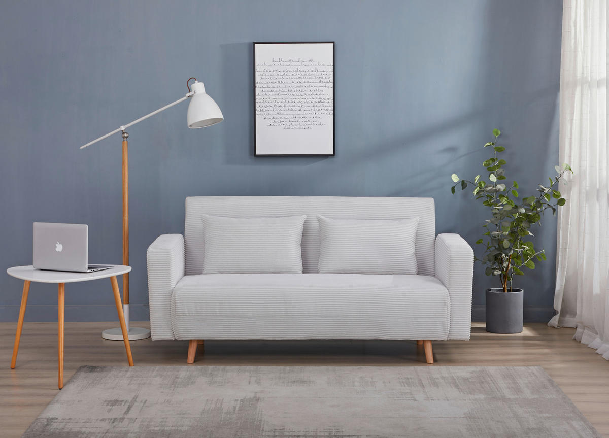 ROZKLÁDACÍ POHOVKA, textil, béžová - přírodní barvy/béžová, Design, dřevo/textil (167/81/90cm) - Carryhome