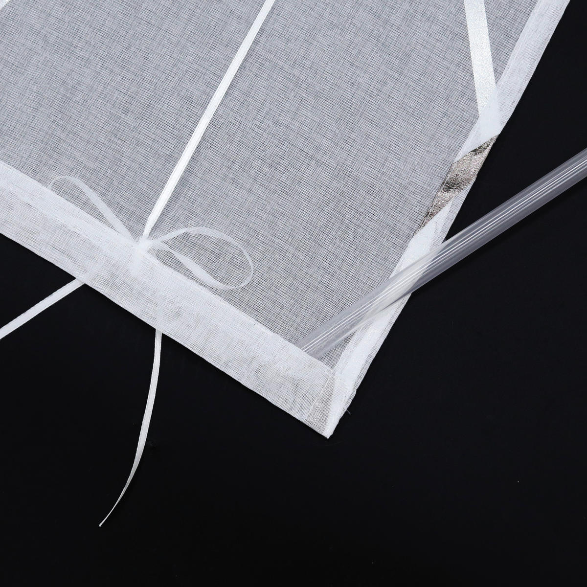 DEKOROLLO  transparent  100/130 cm    - Braun, Basics, Textil (100/130cm)