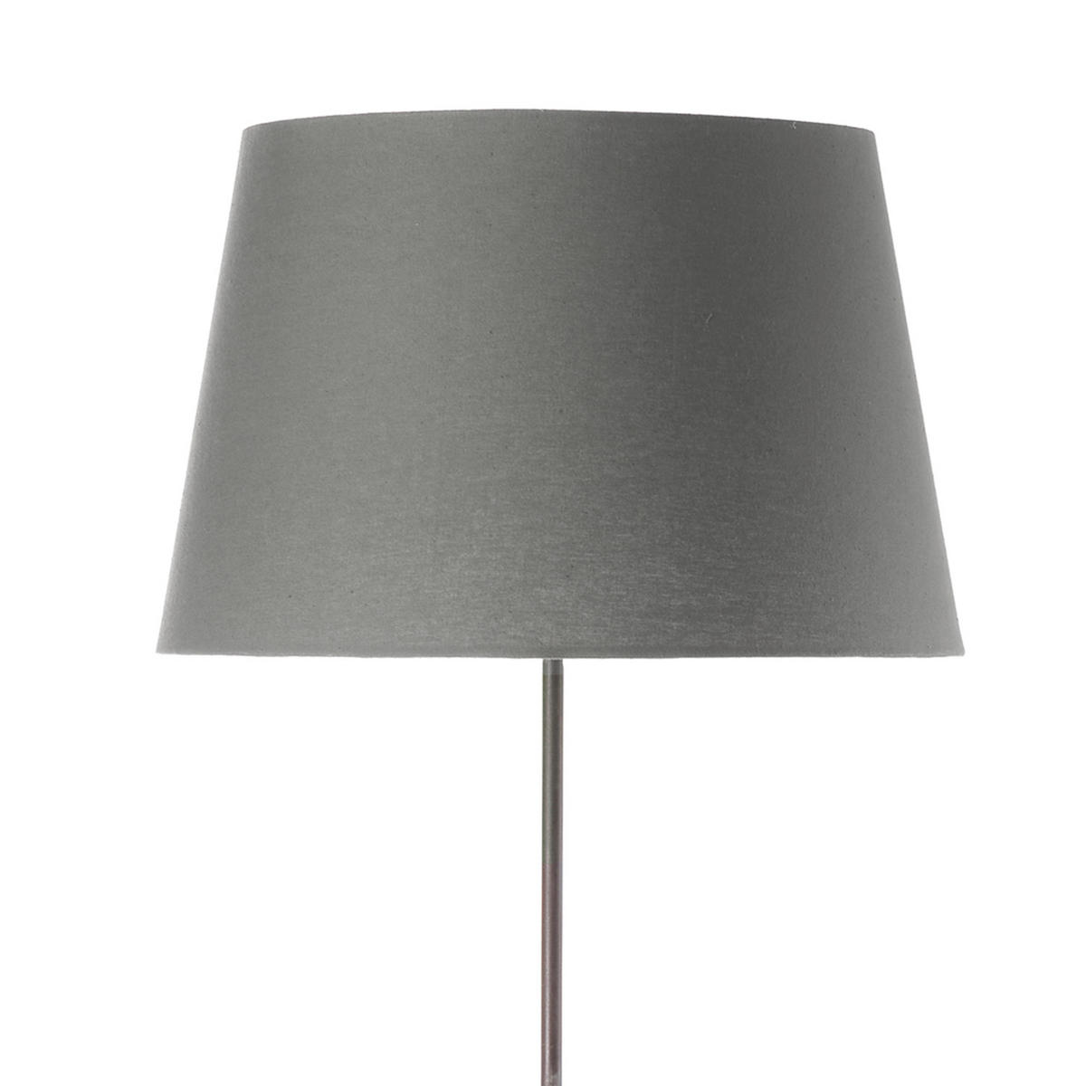 STOJACÍ LAMPA, 45/164 cm  - černá/modrošedá, Natur, kov/textil (45/164cm)