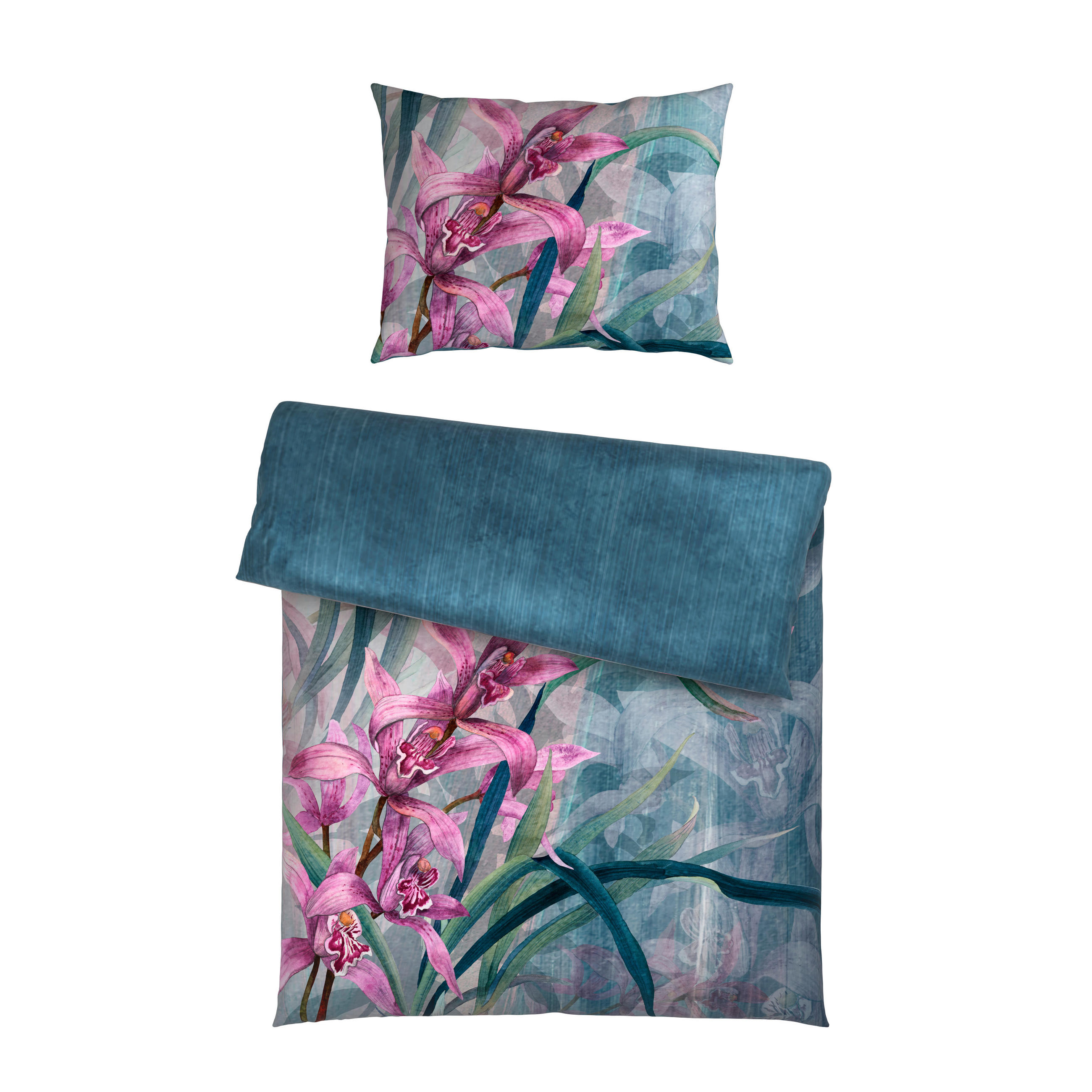 WENDEBETTWÄSCHE 1-teilig CUBY Satin 140/200 cm  - Multicolor, KONVENTIONELL, Textil (140/200cm) - Esposa