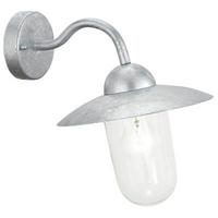 AUßENLEUCHTE Milton 31/31/45 cm  - Klar/Silberfarben, KONVENTIONELL, Glas/Metall (31/31/45cm) - Eglo